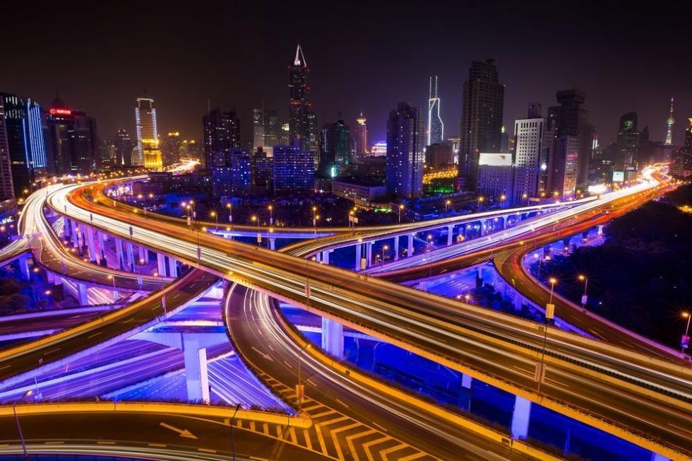 سواری آینده در بزرگراه های شانگهای، چین