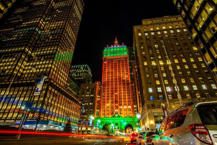 جشن کریسمس در شهر نیویورک