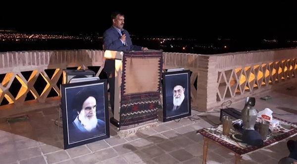 قلعه کوه قاین نورپردازی شد