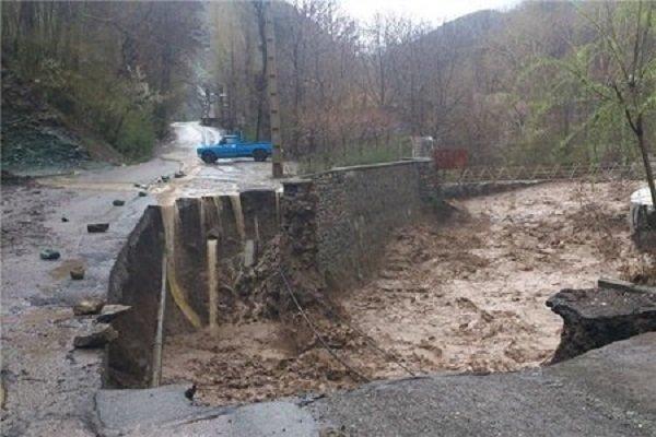 انسداد جاده های کجور برطرف شد