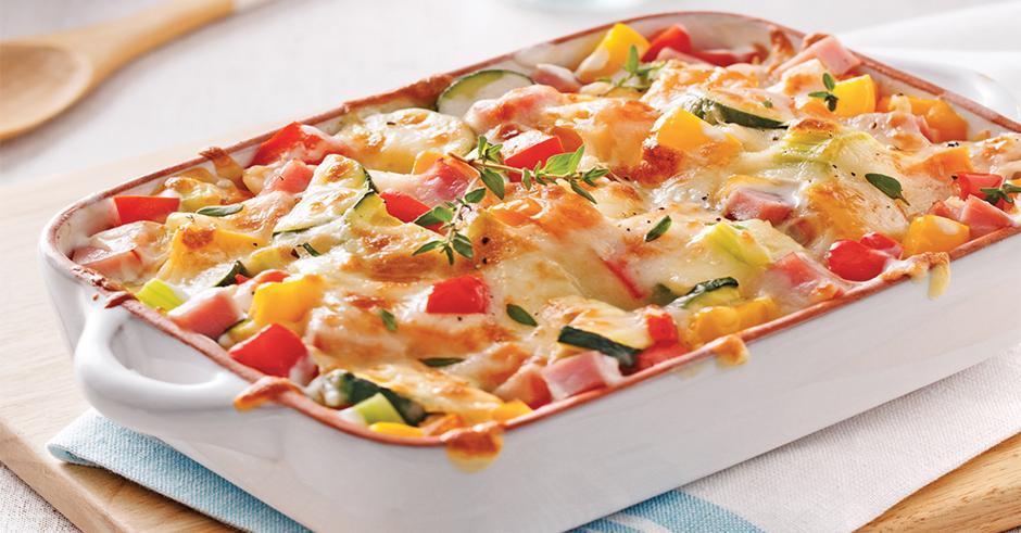 کاسترول ژامبون چیویتو سولیکو