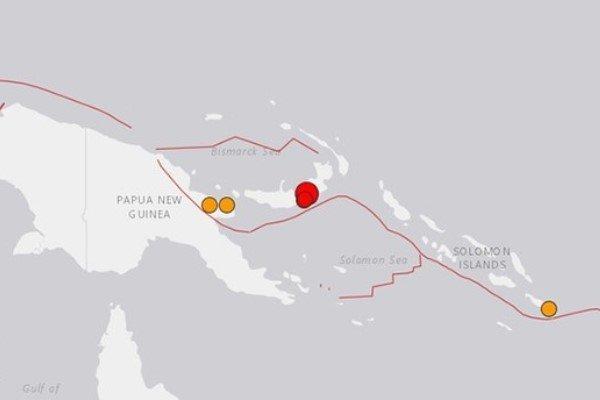 زلزله 7ریشتری جزیره پاپوآ گینه نو را لرزاند