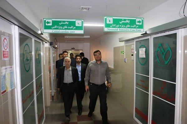 بازدید رییس علوم پزشکی شیراز از بیمارستان شهید مطهری مرودشت