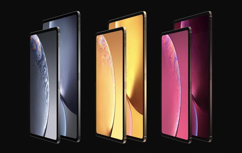 تصاویر رندر جدید، ظاهر آیپد پرو 2019 را به خوبی نشان می دهند