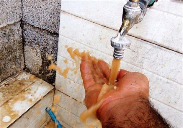 کدورت آب آشامیدنی در سرپل ذهاب، گیلان غرب و کرند