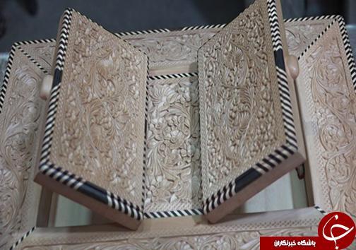 تار و پود زندگی مردم آباده با هنر منبت گره خورده است