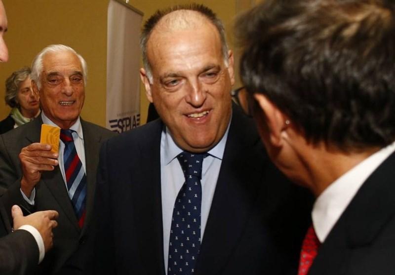 رئیس لالیگا: بارسلونا به من خیانت نکرده است، همچنان پای حرفم هستم