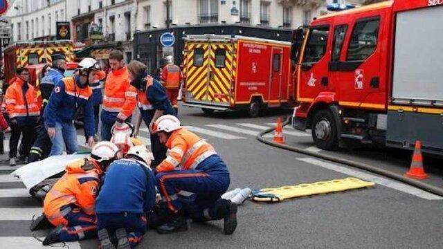 مرگ 4 مجروح حادثه انفجار گاز در پاریس