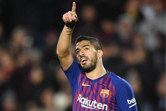 پیروزی بارسلونا در شب دبل سوارس