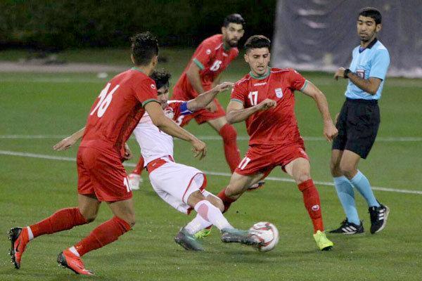 تیم فوتبال امید ایران برابر تاجیکستان مغلوب شد