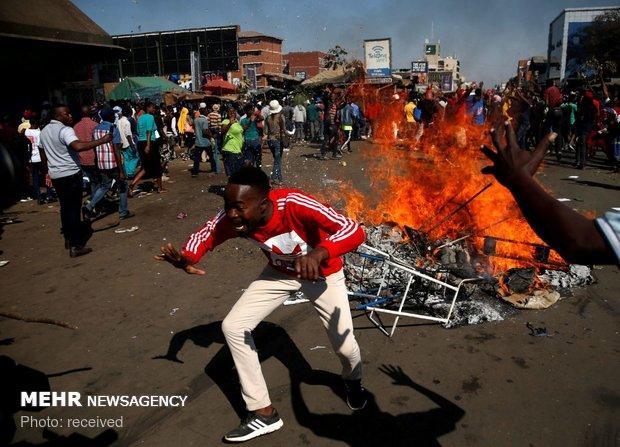 ناآرامی ها در زیمبابوه، 5 نفر کشته و 200 نفر بازداشت شدند