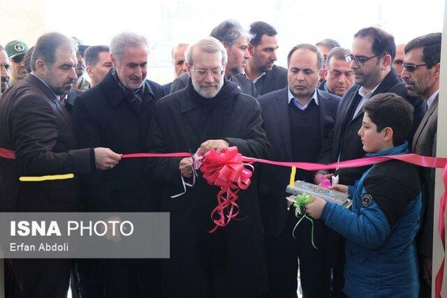 افتتاح مدرسه بوعلی سینا در میانه توسط رئیس مجلس