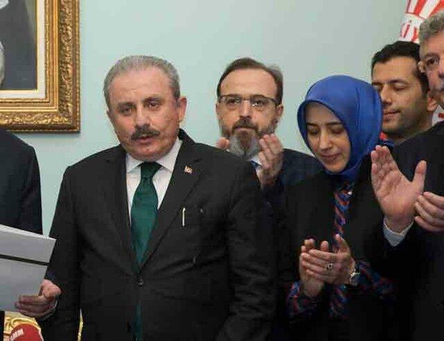 مصطفی شنتوپ، رییس مجلس ترکیه شد