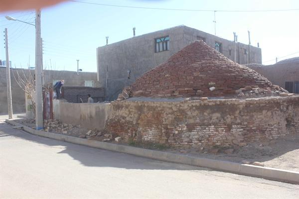 مرمت آب انبار آهنگران در شهرستان سرایان شروع شد