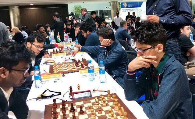 دور چهارم مسابقات شطرنج قهرمانی تیمی جهان، پیروزی ایران برابر مصر
