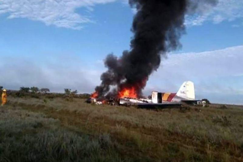 12 تن در سقوط هواپیمای کلمبیایی کشته شدند