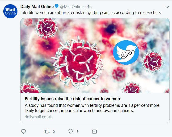 زنان نابارور بیشتر در معرض خطر ابتلا به سرطان هستند