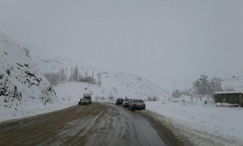 کولاک برف و مه غلیظ در ارتفاعات