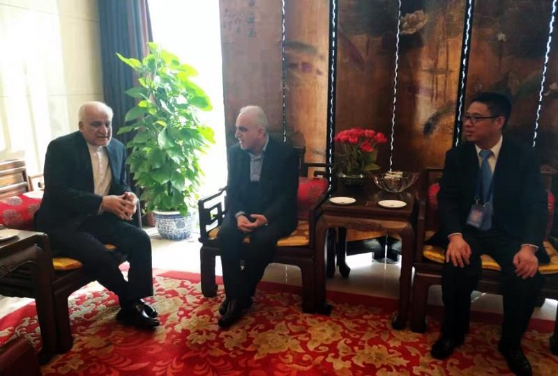 وزیر امور مالی و دارایی ایران وارد پکن شد