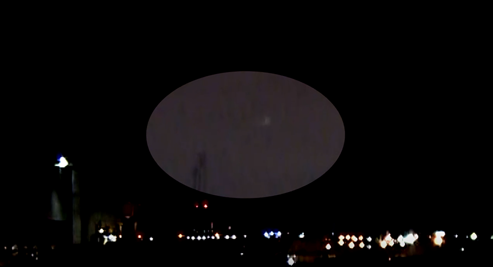 ثبت پرواز یوفو توسط دوربین تلویزیون محلی!