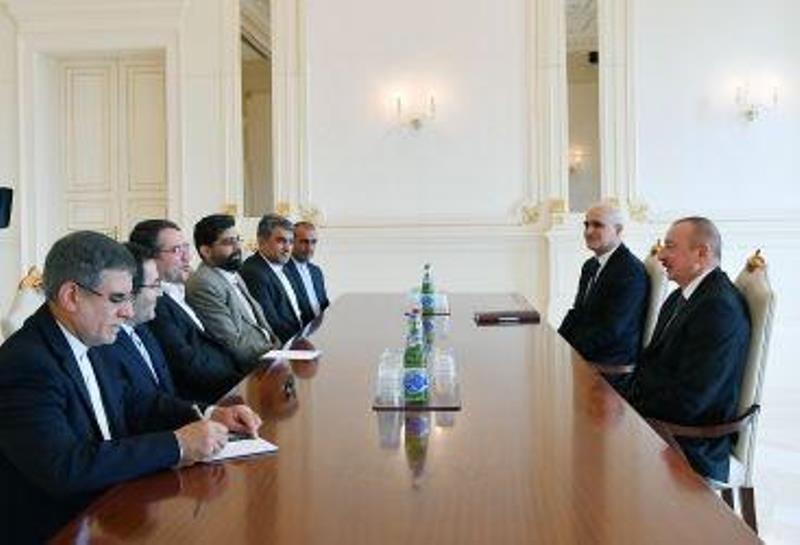 وزیر صنعت ایران با رییس جمهوری آذربایجان دیدار کرد