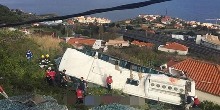 کشته شدن 28 نفر در واژگونی اتوبوس حامل گردشگران در پرتغال