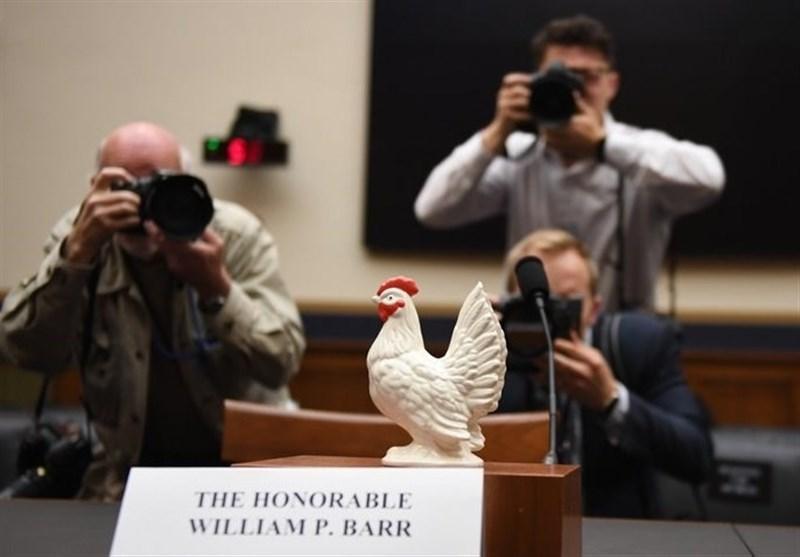 مجسمه مرغ به جای دادستان کل آمریکا در مجلس نمایندگان
