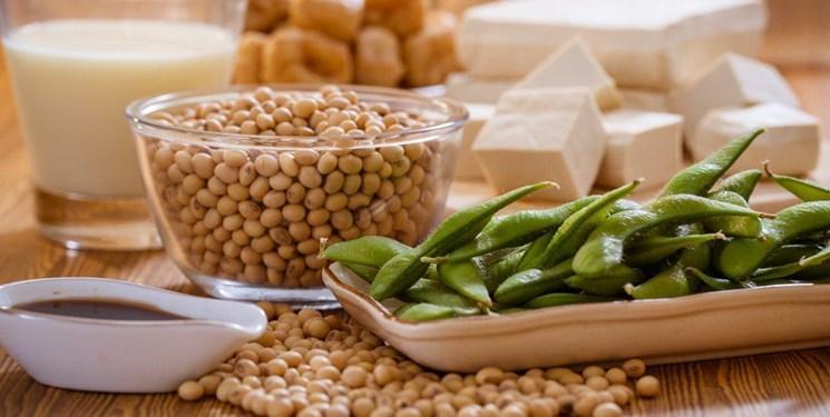 کاهش کلسترول با مصرف سویا