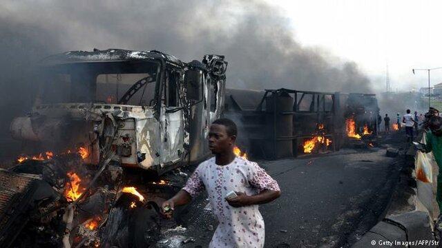 انفجار تانکر سوخت در نیجر 55 قربانی گرفت
