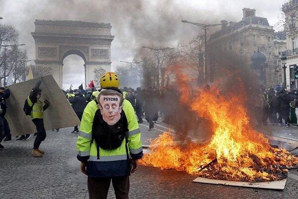 آغاز بیست و هفتمین هفته اعتراضات فرانسه از سوی جلیقه زردها