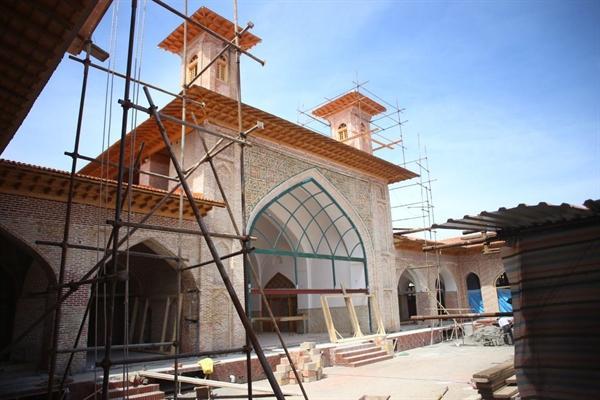 پیشرفت 80درصدی مرمت و بازسازی مسجد جامع ساری