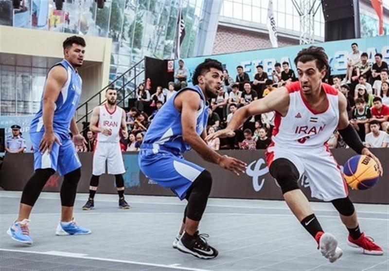 خاتمه کار تیم بسکتبال 3 نفره مردان ایران در کاپ آسیا