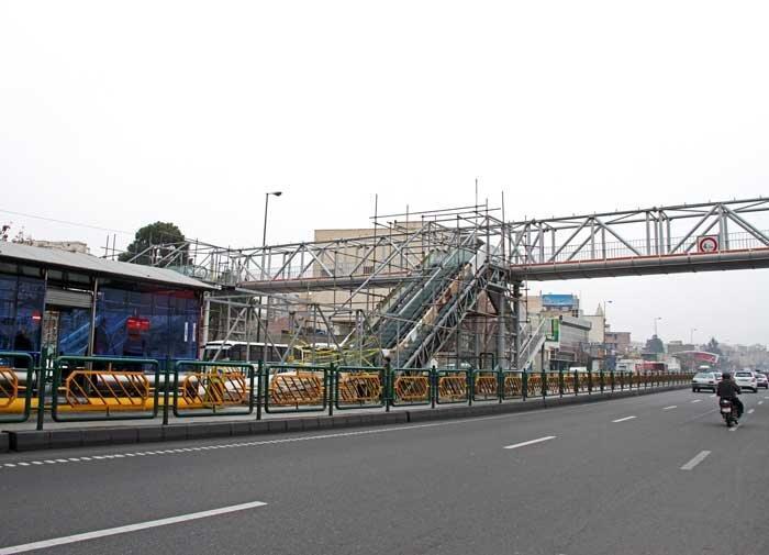 برطرف خطر از نقاط حادثه خیز خیابان دماوند