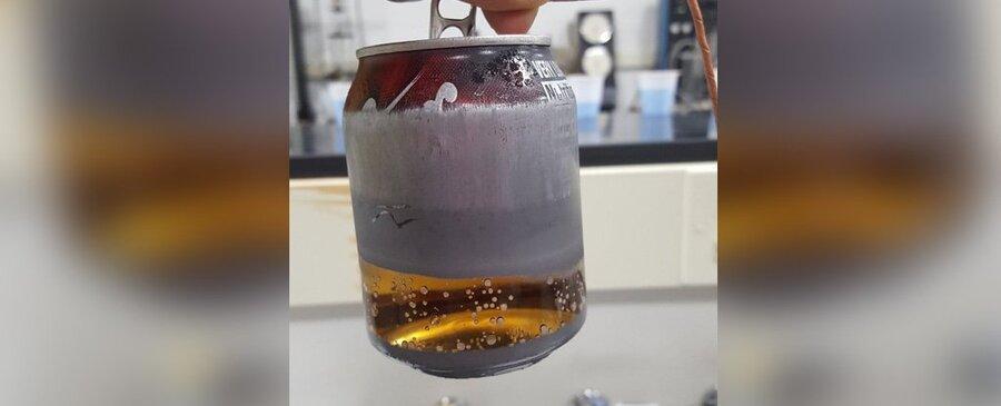 فیلم ، چطور قوطی نوشابه را شفاف کنیم