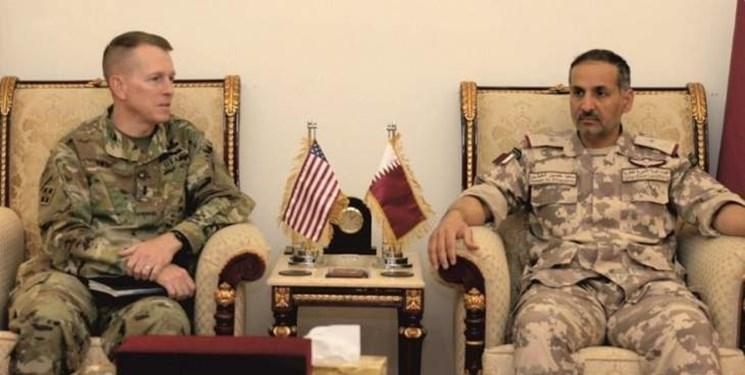 دیدار مقامات نظامی قطر و آمریکا