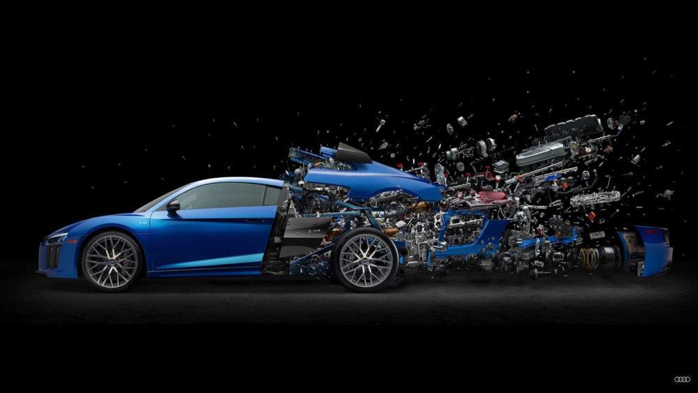 فیلم ، تخریب آئودی آر8 برای ثبت طولانی ترین عکاسی