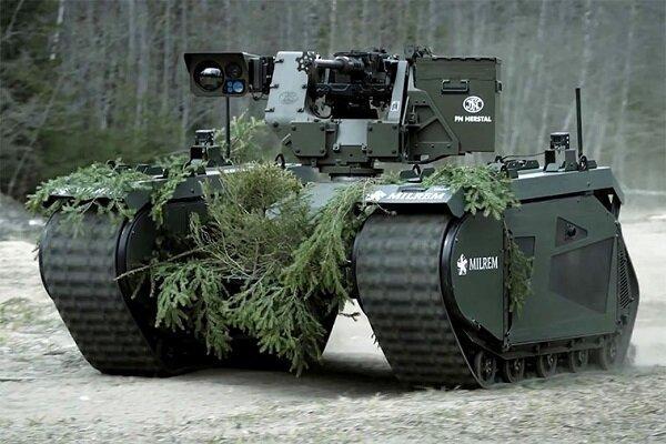 تانک خودرانی که چشم بسته شلیک می کند