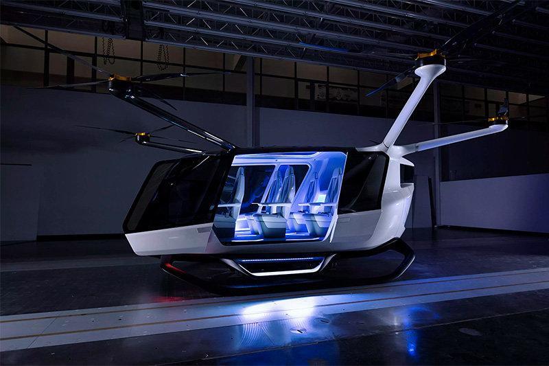 فیلم ، اولین تاکسی پرنده جهان مجهز به سوخت هیدروژنی