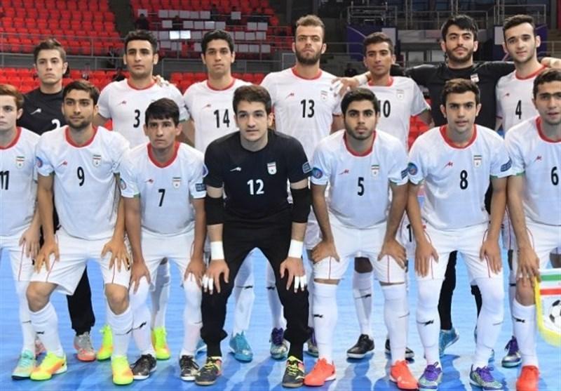 تیم فوتسال زیر 20 سال ایران در راستا آسیا