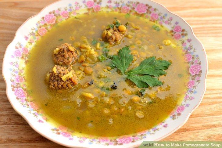 طرز تهیه سوپ انار طرز تهیه سوپ انار