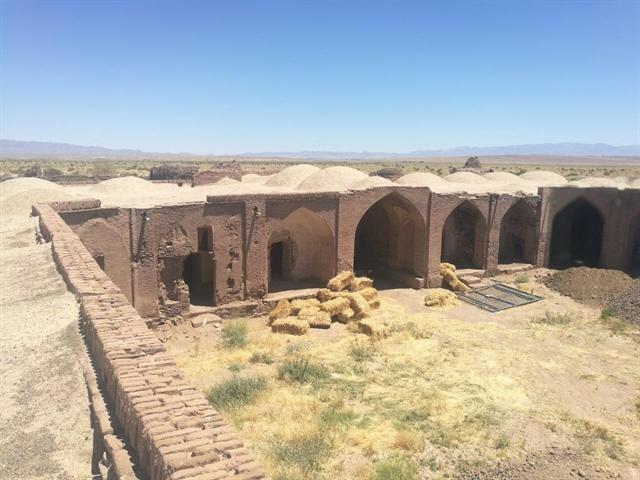 آغاز مرحله جدید مرمت کاروانسرای تاریخی صدرآباد در میامی