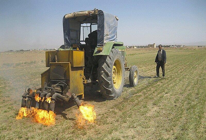 آتشی که حاصلخیزی خاک را کاهش می دهد