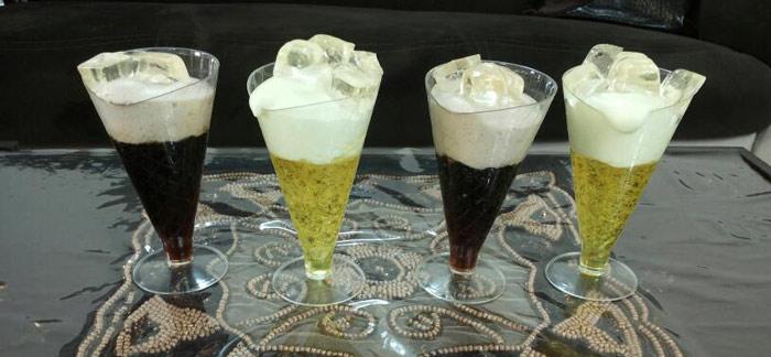 طرز تهیه ژله نوشابه ای با 3 تزئین مختلف