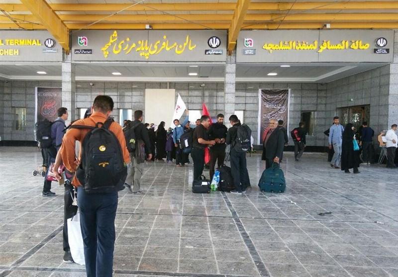 افزایش تردد مسافران ایرانی و اتباع خارجی از پایانه مرزی شلمچه