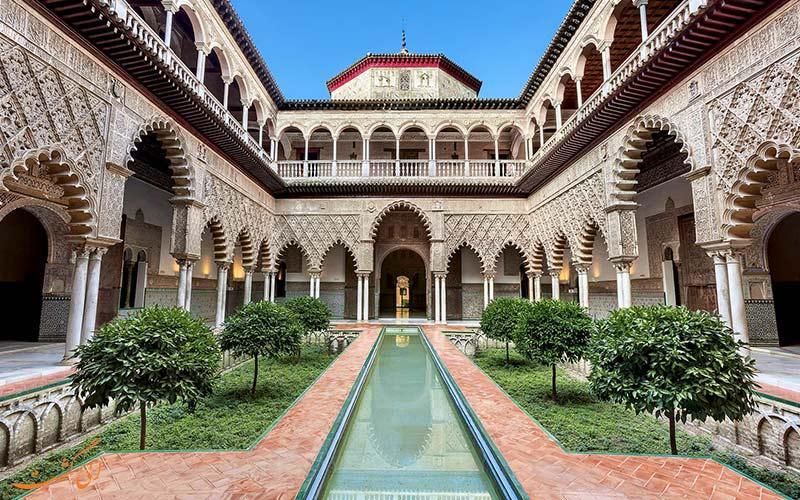 قصر آلکازار سویل اسپانیا، تلفیقی زیبا از معماری اسلامی و اروپایی!