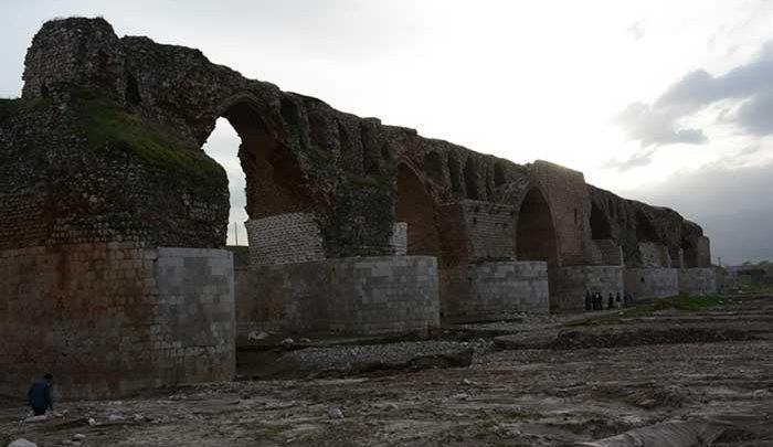 مرمت پل تاریخی کشکان شروع شد