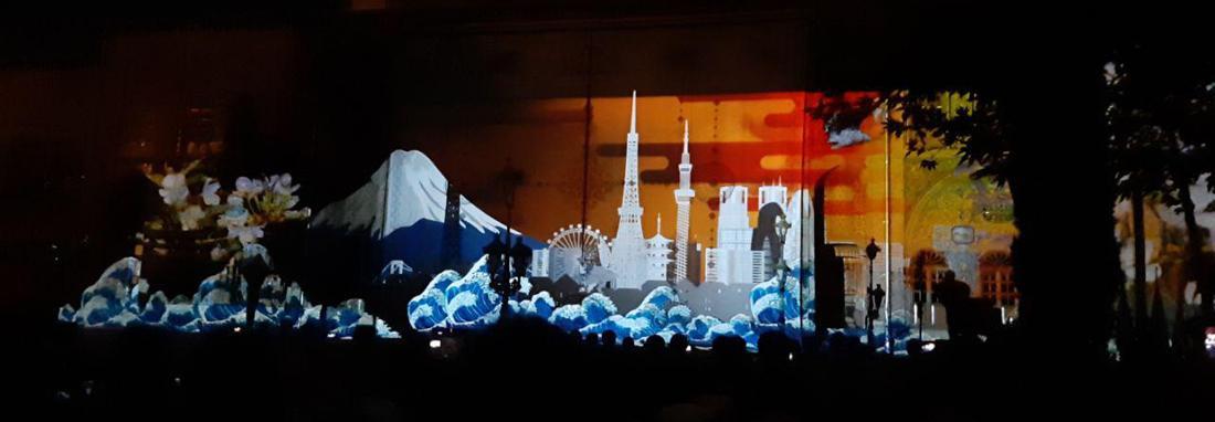 تصاویر ، ژاپنی ها کاخ گلستان را نورباران کردند ، نورپردازی سه بعدی در تنها اثر ثبت جهانی تهران