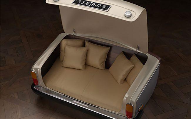 مبلمان جالب با استفاده از خودروهای کلاسیک! ، تصاویر