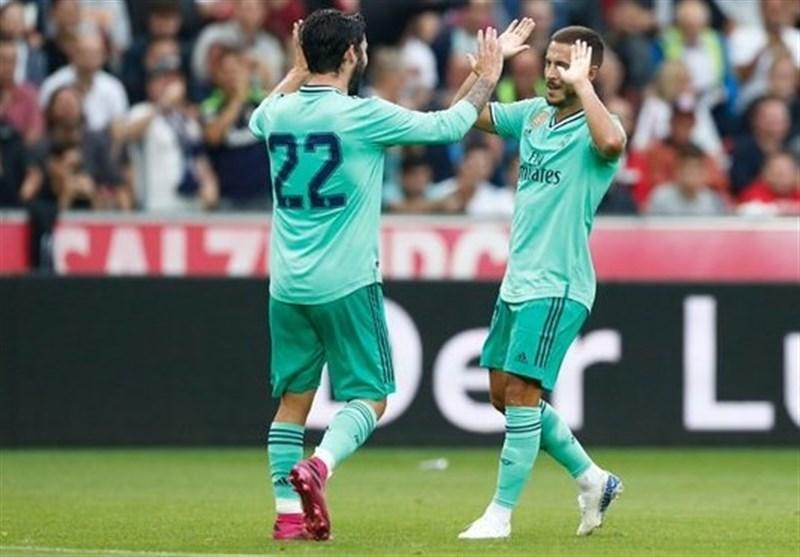 پیروزی رئال مادرید با اولین گل ازار