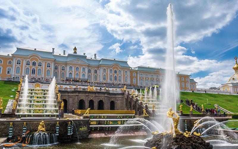 کاخی ساخته شده از طلا به نام گرند پالاس روسیه!